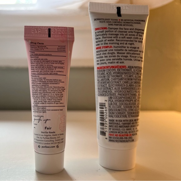 Purlisse Radiant Glow Illuminating Cream & FAB Pure Skin Face Cleaner - Picture 2 of 2